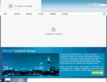 Tablet Screenshot of globtechgroup.com